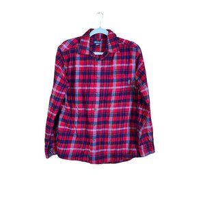 Eddie Bauer Men's Plaid Button Down Shirt